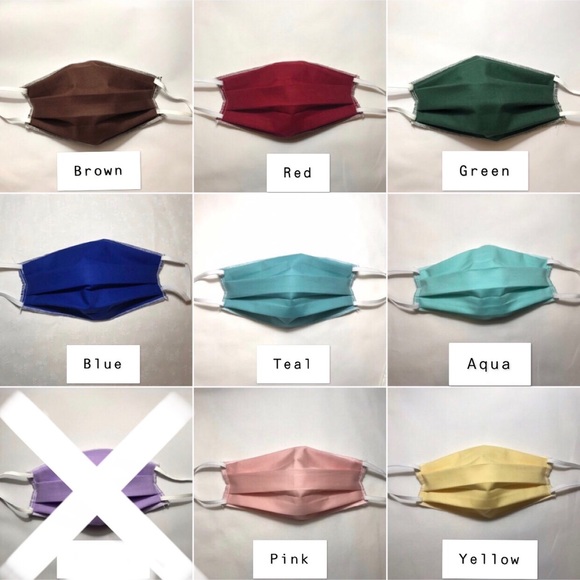 Handmade Fabric Face Mask with Filter AND pocket - Picture 8 of 13